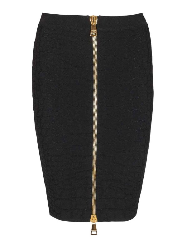 Balmain: Miniröcke - Minirock - Schwarz