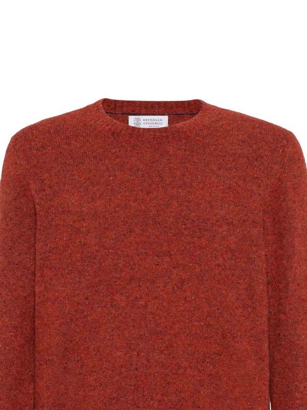 The Best Shops BRUNELLO CUCINELLI: Suéter Cuello Redondo - Naranja