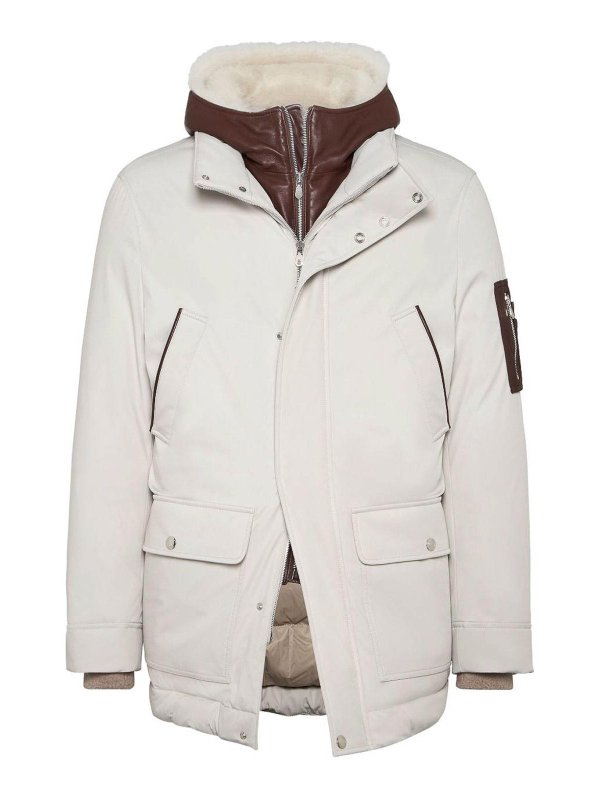 BRUNELLO CUCINELLI: padded jackets - Down jacket with double closure