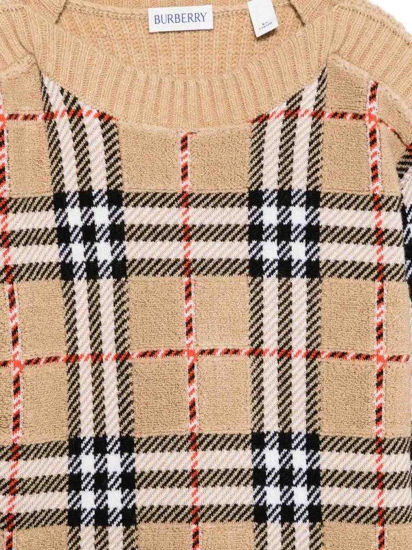 BURBERRY: クルーネック online - クルーネック - ベージュ