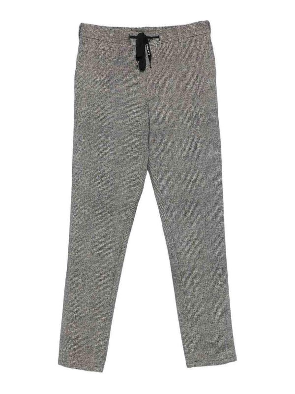 CIRCOLO 1901: casual trousers - Cotton blend trousers with drawstring