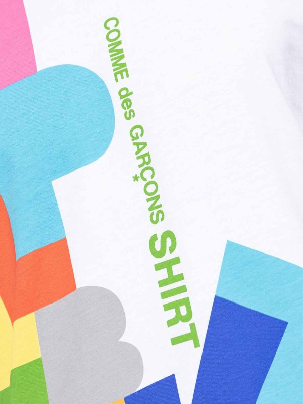 T-Shirt - Blanc shop online: COMME DES GARCONS