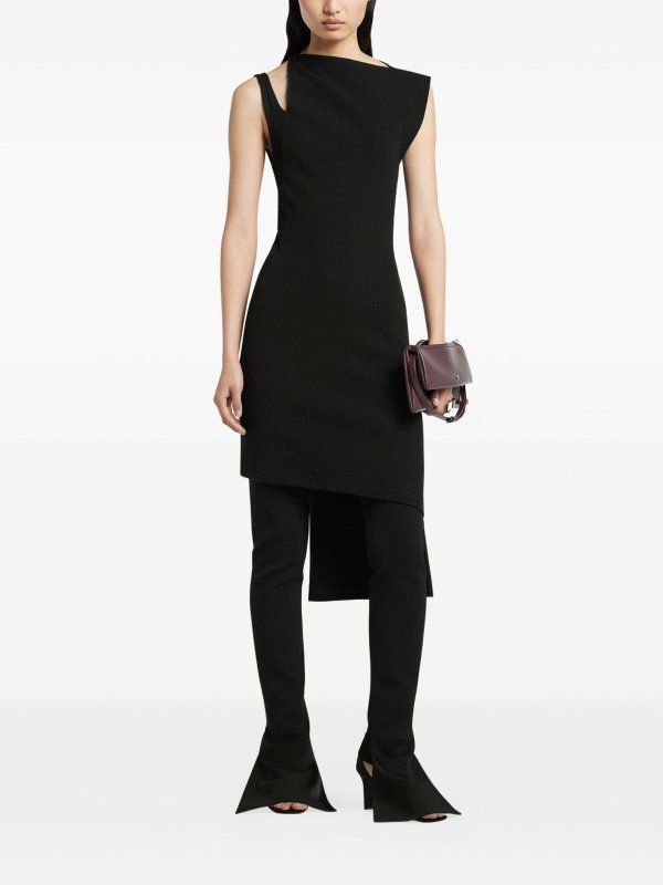 Knielanges Kleid - Schwarz shop online: Courreges
