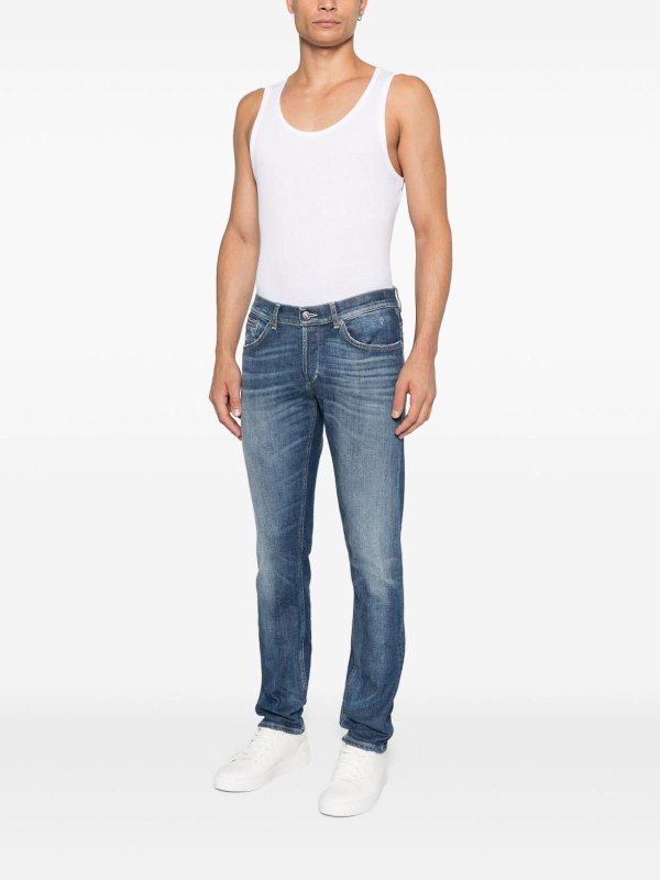 DONDUP: Jeans à jambe droite online - Jean Droit - Bleu