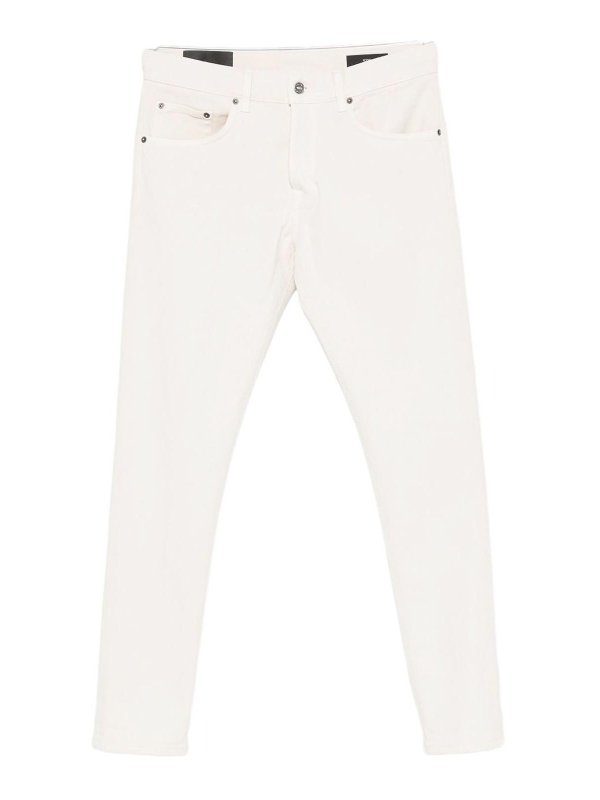 DONDUP: casual trousers - Trousers With Logo