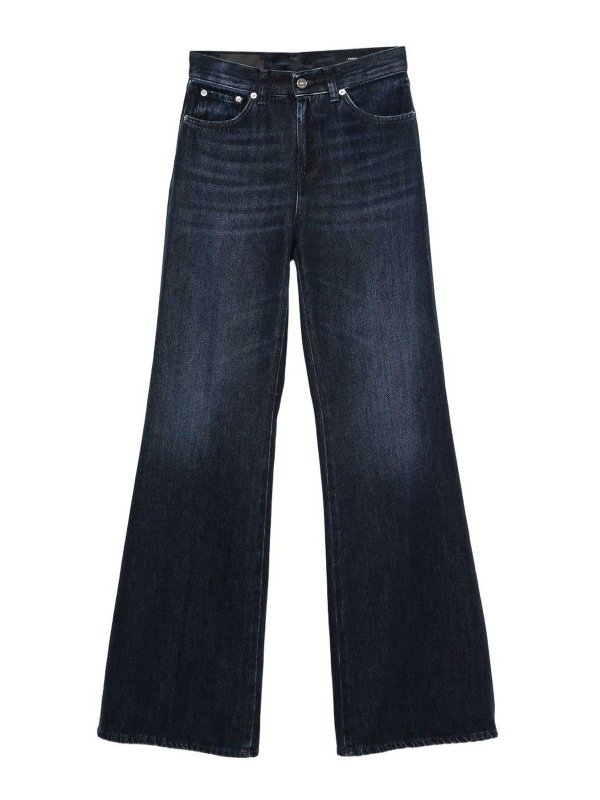 DONDUP: straight leg jeans - Jeans With Five Pocket Design