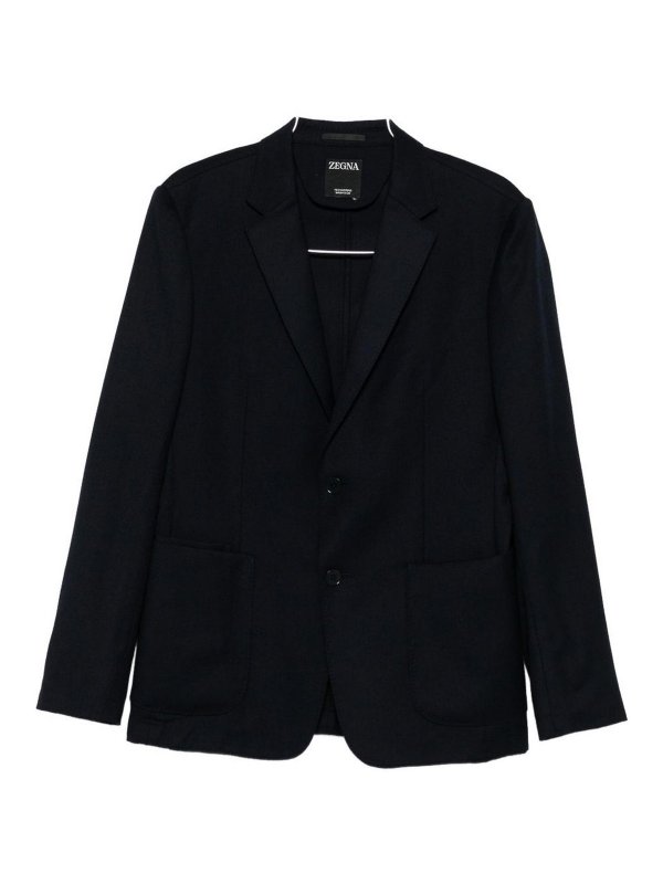 ZEGNA: Elegante Anzüge - Eleganter Anzug - Blau