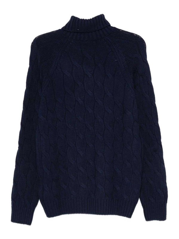 FAY: Rollkragenpullover  und Polo-Ausschnitt online - Rollkragenpullover - Blau