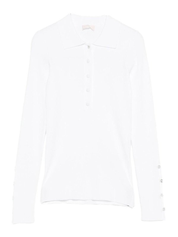Liu Jo: polo shirts - Long-sleeved polo shirt