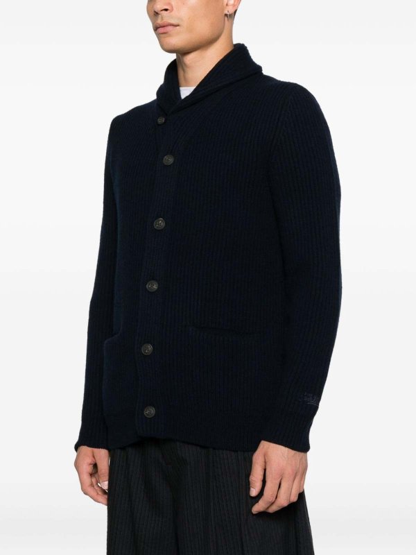 MC2 SAINT BARTH: cardigans online - Cardigan with shawl collar and buttons