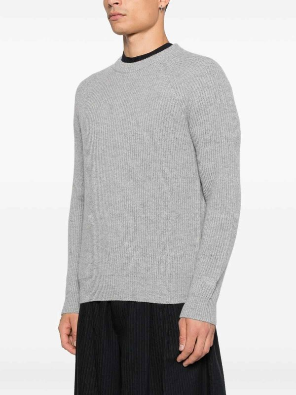 MC2 SAINT BARTH buy online Ribbed navy wool sweater