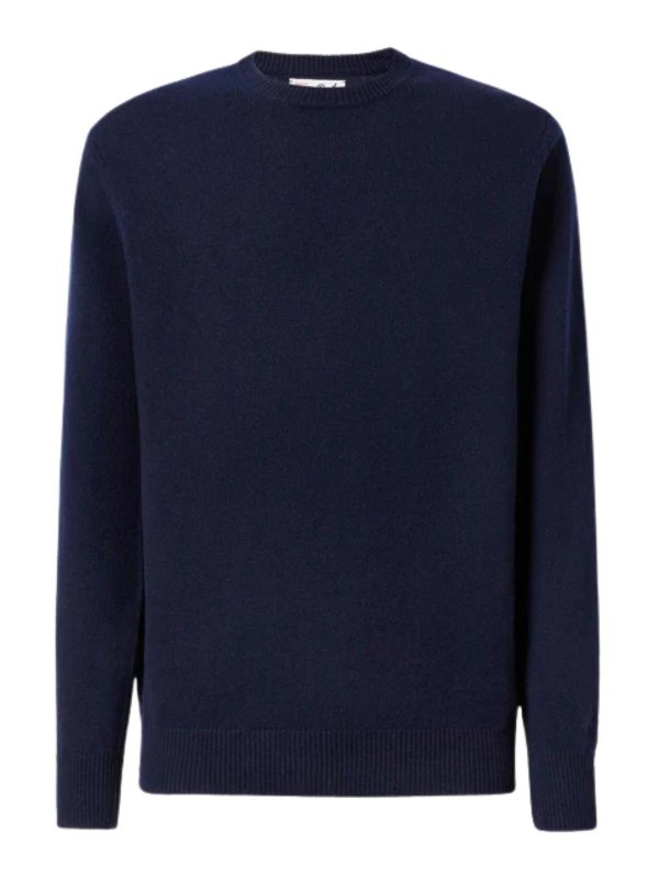 MC2 SAINT BARTH: crew necks - Maglione Regent In Lambswool Blu Notte