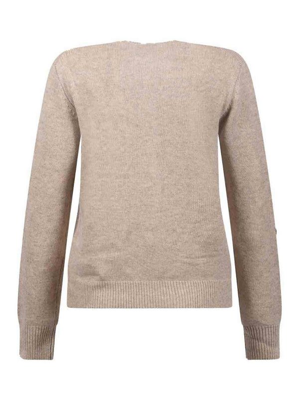 MC2 SAINT BARTH: maglia collo rotondo online - Maglione Con Dettaglio A Cuore