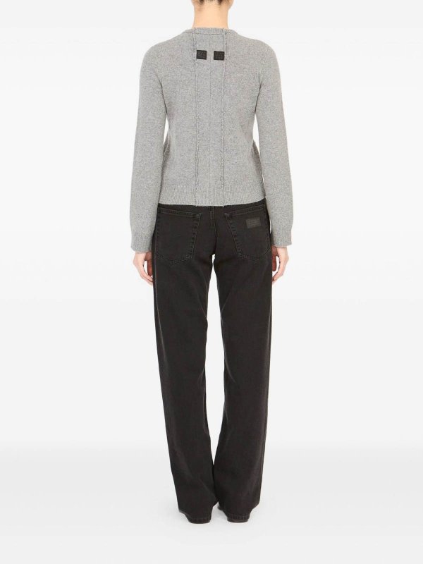 The Best Shops MM6 MAISON MARGIELA: Cardigans - Cardigan - Gris