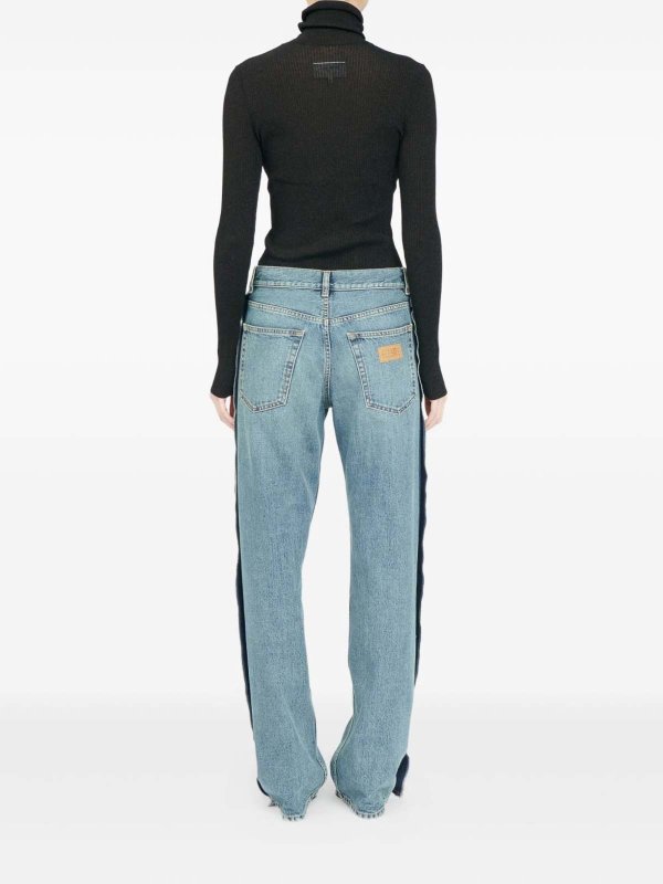 Straight Leg Jeans - Blau shop online: MM6 MAISON MARGIELA