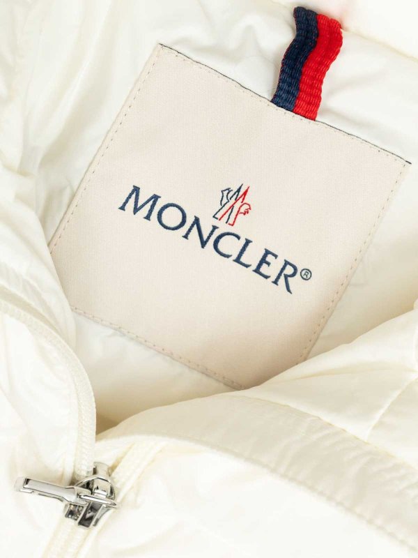 The Best Shops MONCLER JR: Vestes-rembourrees - Blouson Rembourré - Blanc