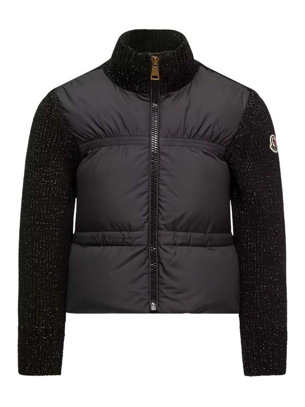 MONCLER JR: Cardigans - Cardigan - Noir