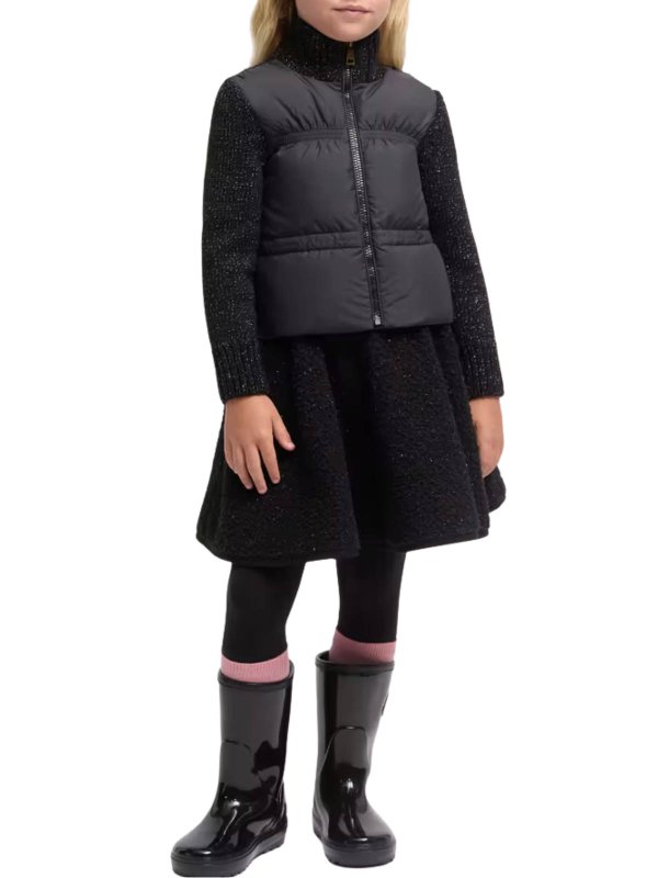 The Best Shops MONCLER JR: Cardigans - Cardigan - Noir