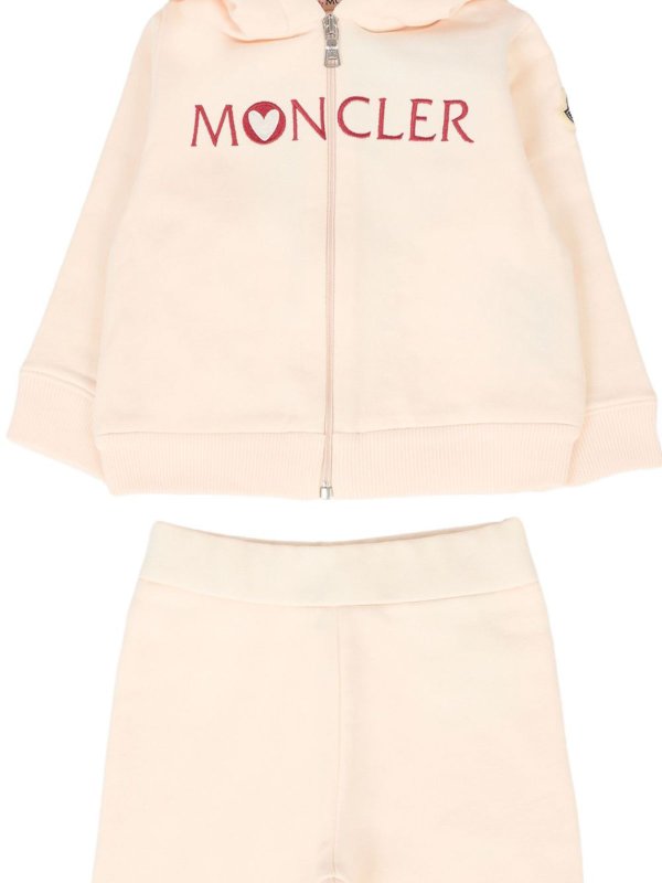 The Best Shops MONCLER JR: Tops & Tank tops - Tracksuit With Embroidered Logo (2 Pieces)