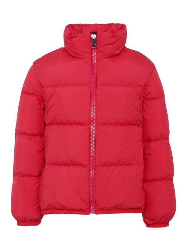 MONCLER JR: ダウン・ハイテクジャケット - ダウンジャケット - 赤