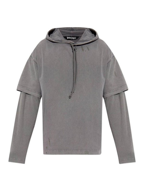 Palm Angels: Felpe e maglie - Felpa Con Cappuccio