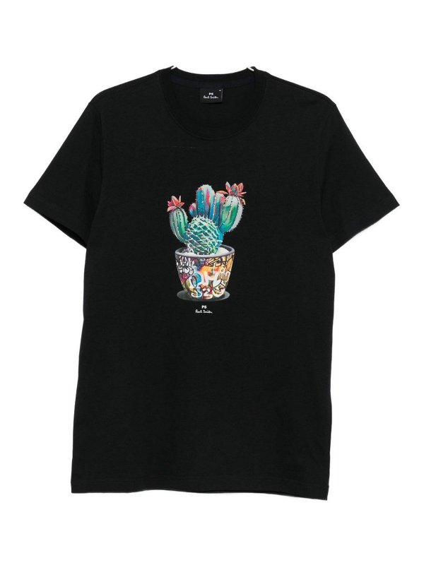 PAUL SMITH: t-shirt - T-Shirt Con Stampa Cactus