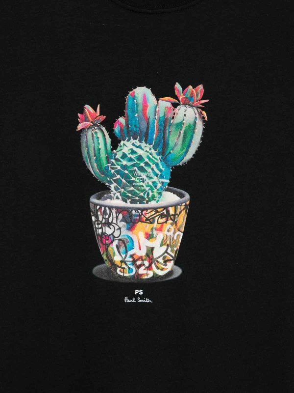 PAUL SMITH: t-shirt online - T-Shirt Con Stampa Cactus