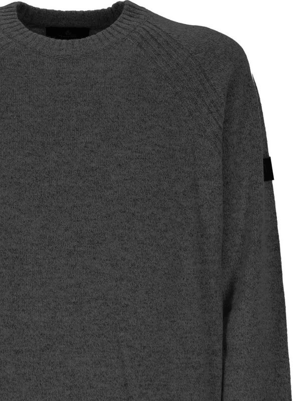 PEUTEREY: Suéteres con cuello pico online - Suéter Cuello Redondo - Negro