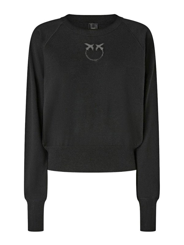 Pinko: crew necks - Crewneck Sweater With Logo