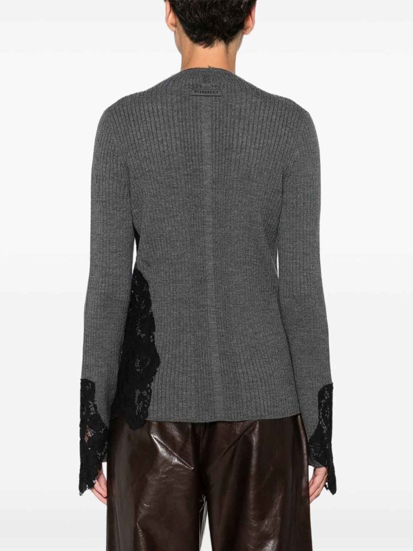 Rundhalspullover - Grau shop online: Pinko