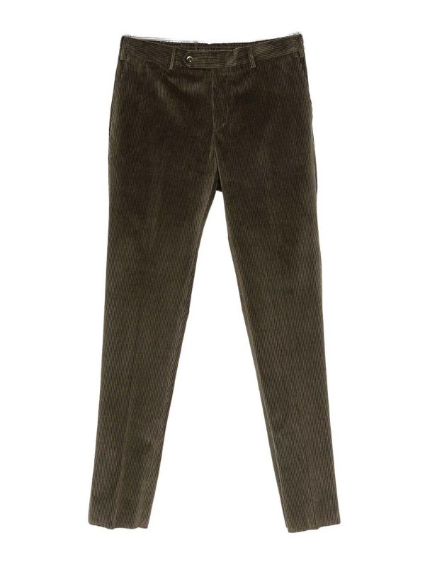 PT TORINO: Pantalones casual - Pantalón Casual - Verde