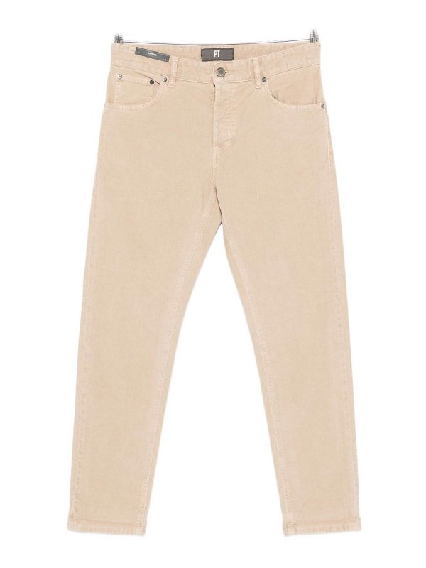 PT TORINO: Casual Hosen - Casual Hose - Beige