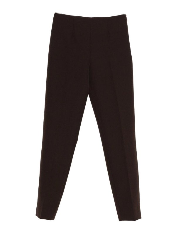 PT TORINO: casual trousers - Trousers With Slit On The Hem