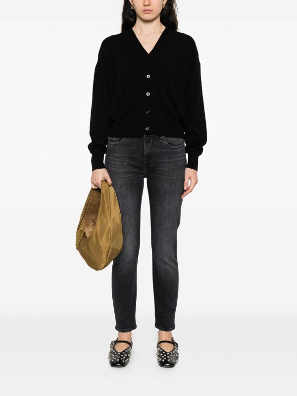 ストレートジーンズ - 黒 shop online: SEVEN