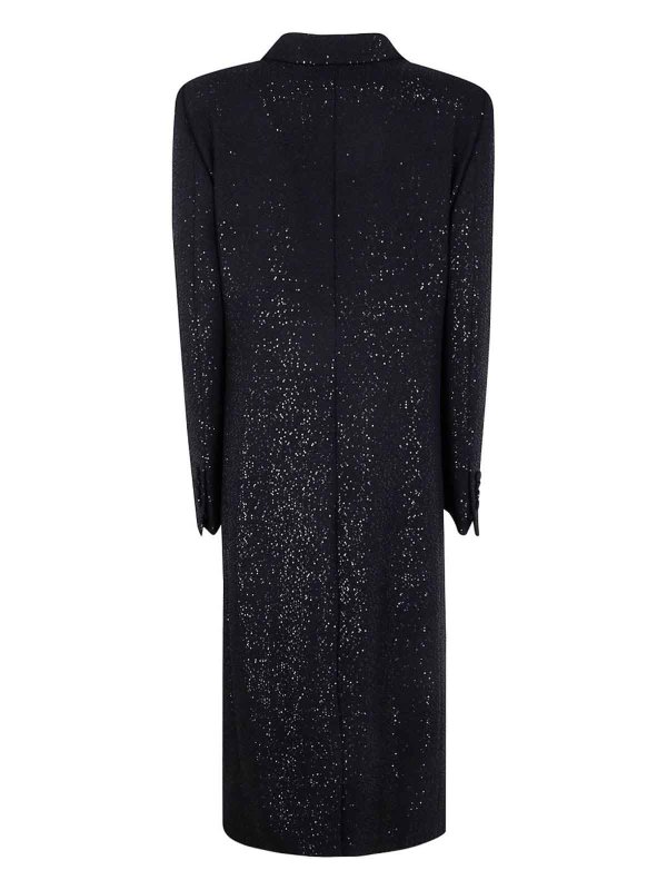 TOM FORD: long coats online - Coat Decorated With Sequins