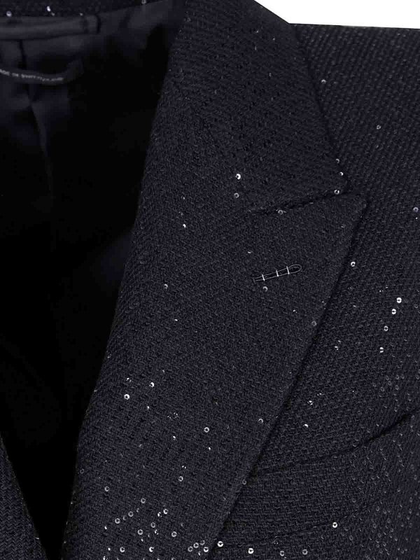 The Best Shops TOM FORD: long coats - Coat Decorated With Sequins