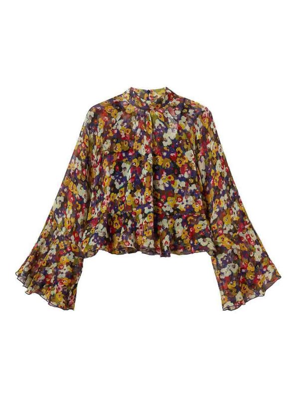 TWINSET: Blusen - Bluse - Braun