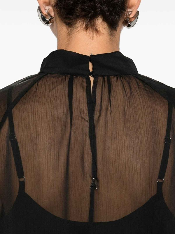 TWINSET buy online High Neck Top With Ruffles