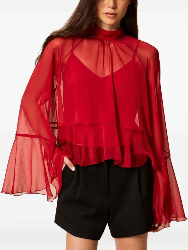 TWINSET: Blouses online - Blouse - Rouge