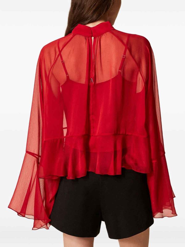 The Best Shops TWINSET: Blouses - Blouse - Rouge