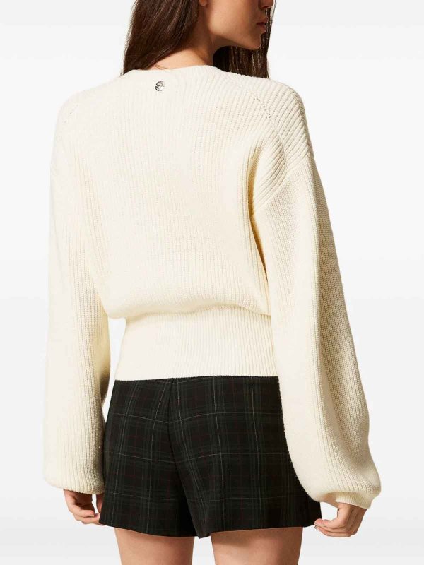 Suéter Cuello Redondo - Blanco shop online: TWINSET