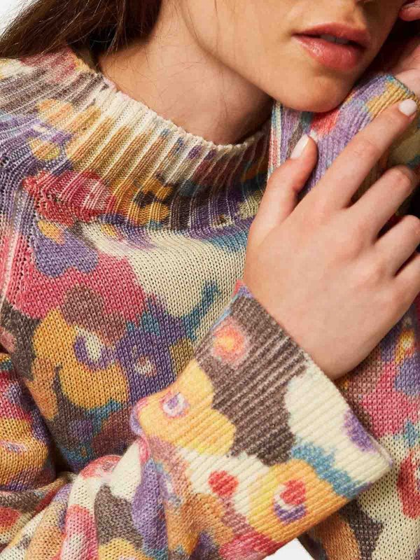 The Best Shops TWINSET: crew necks - Floral Sweater