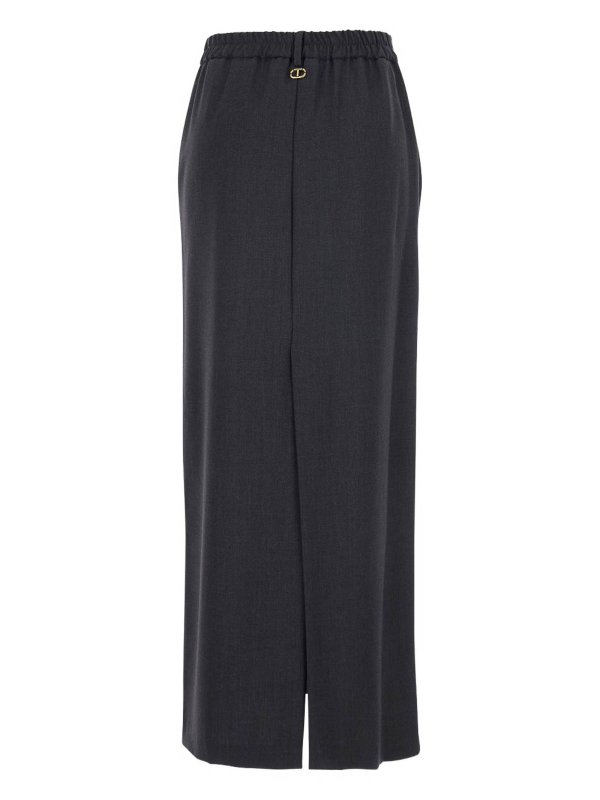 TWINSET: gonne al ginocchio  e longuette online - Gonna A Matita Con Vita Elasticizzata