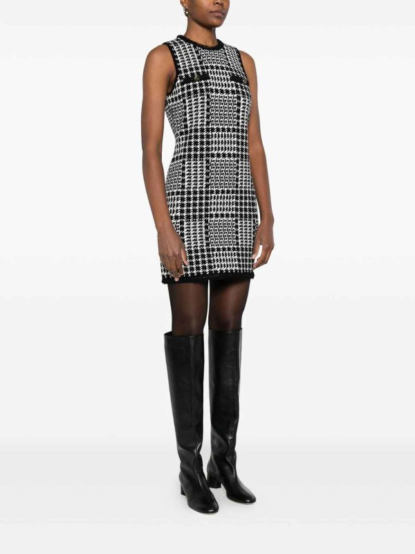 The Best Shops TWINSET: short dresses - Short Checked Dress