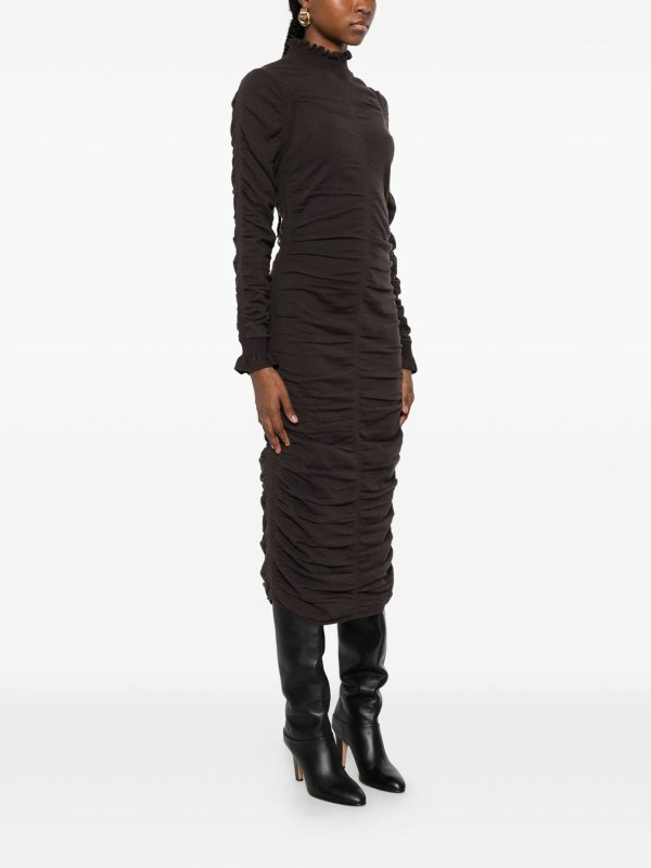 The Best Shops TWINSET: Maxikleider - Maxikleid - Braun