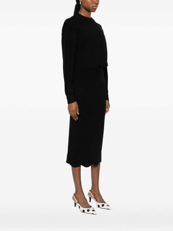 Sweater With Scalloped Hem shop online: TWINSET