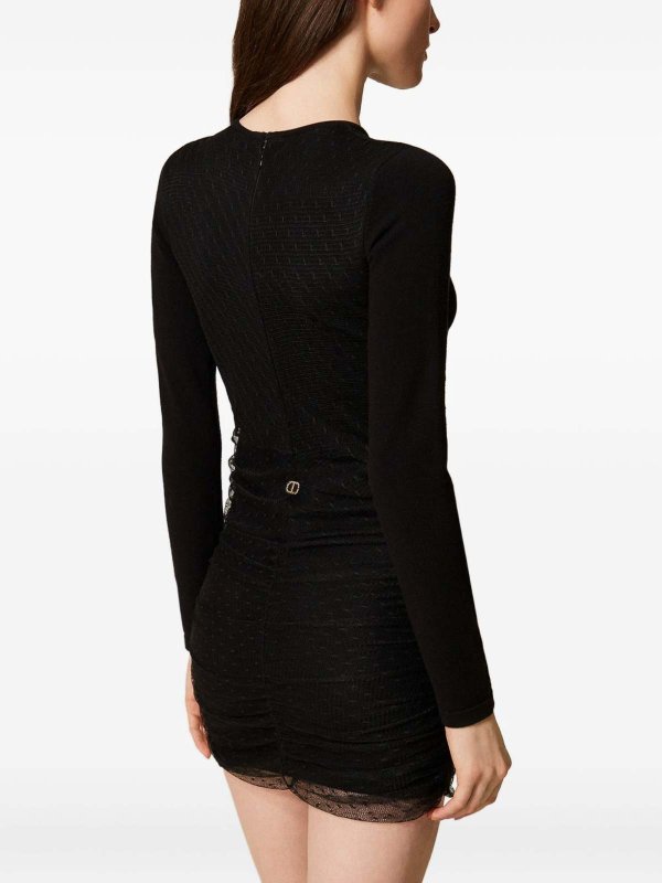 TWINSET: ニーレングスドレス online - 膝丈ドレス - 黒