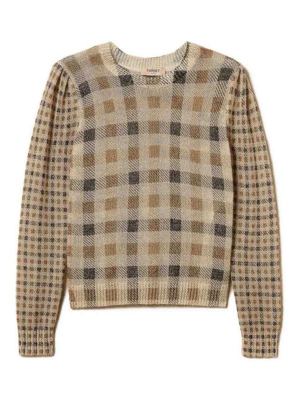 TWINSET: クルーネック - クルーネック - ブラウン