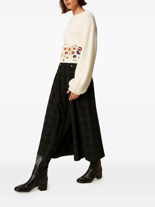 TWINSET: カジュアルトラウザー online - カジュアルパンツ - 緑