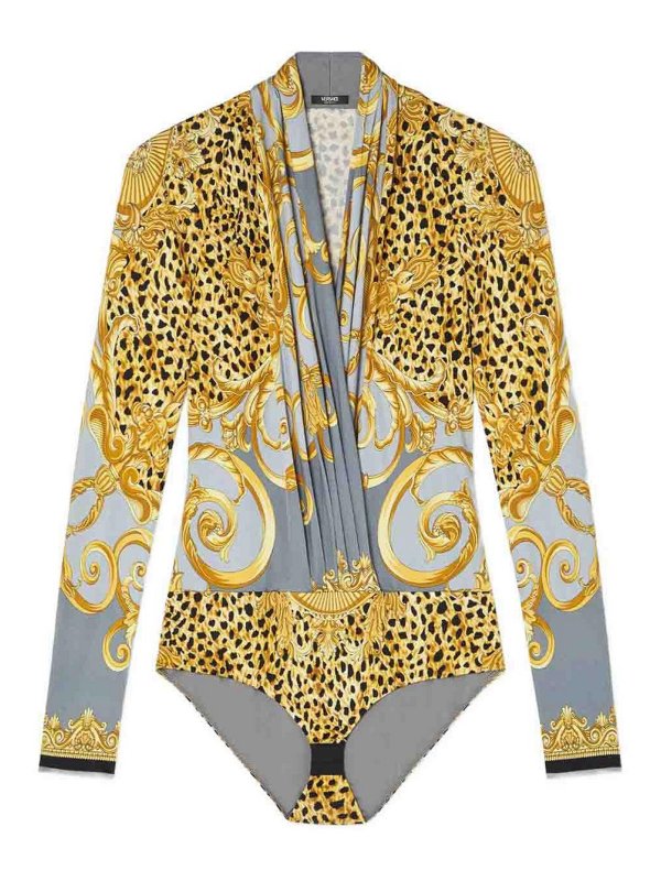 VERSACE: Tops und Tank Tops - Top - Grau